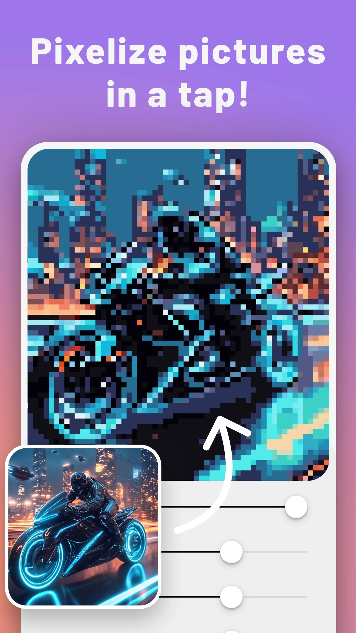 PixelMe: AI Pixel Art Camera screenshot