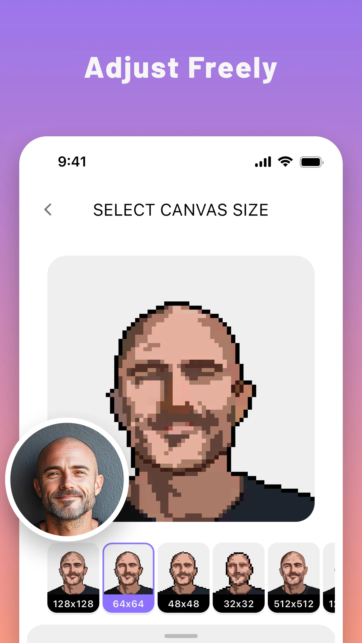 PixelMe: AI Pixel Art Camera screenshot